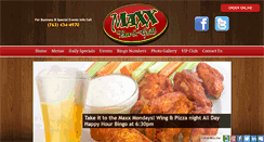 Desktop Screenshot of maxxbarandgrill.com